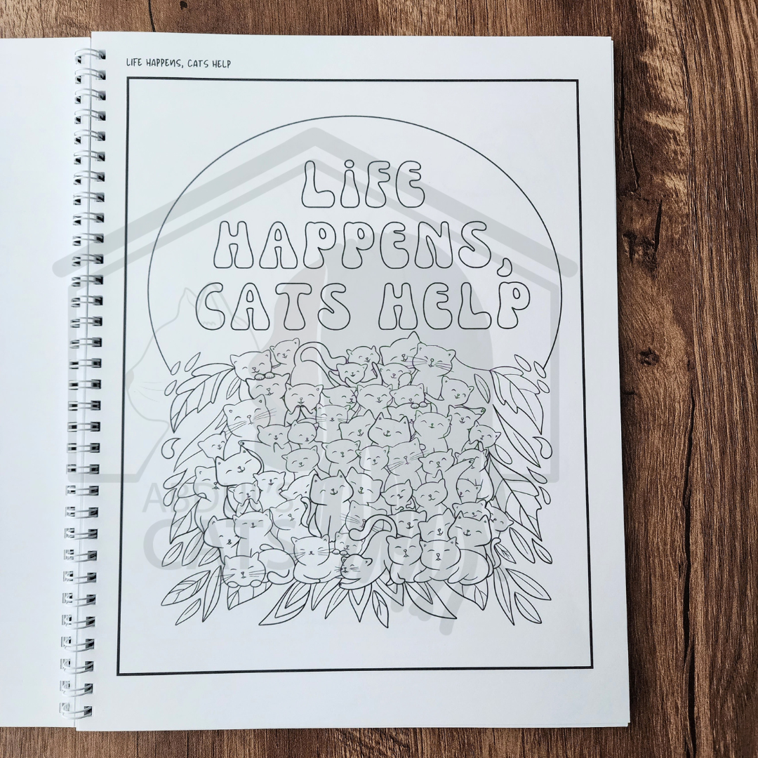 Cats & Kindness Coloring Book