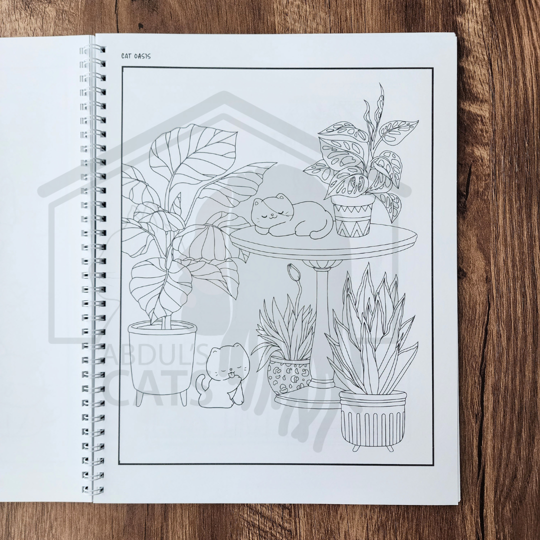 Cats & Kindness Coloring Book