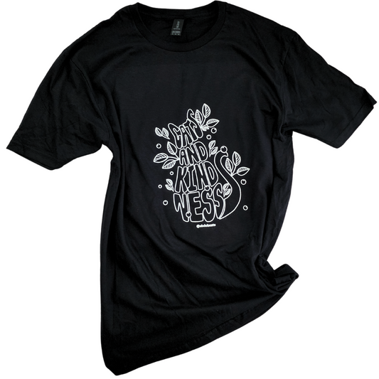 *Limited Edition* Cats & Kindness T-Shirt in Black