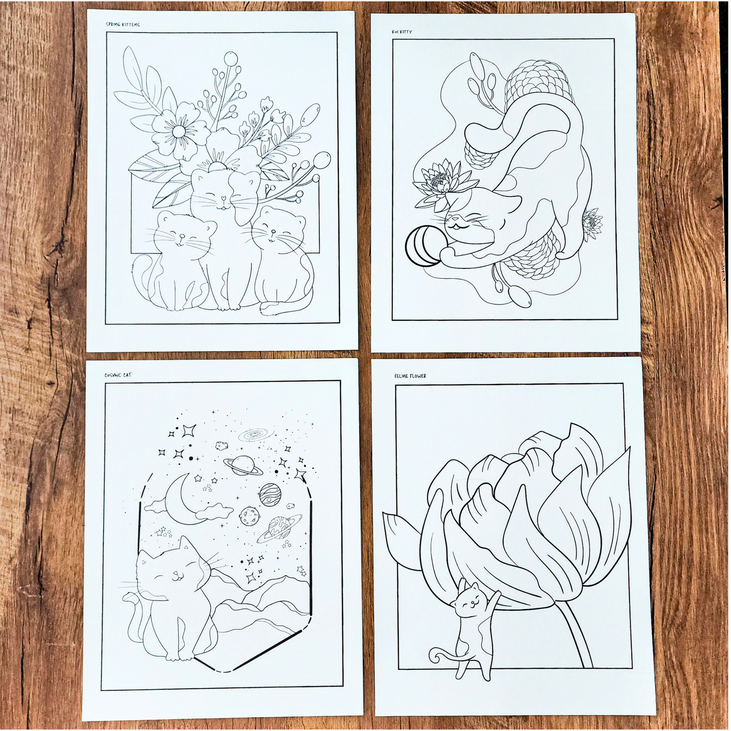 Bambi's Coloring Sheets - Physical Product