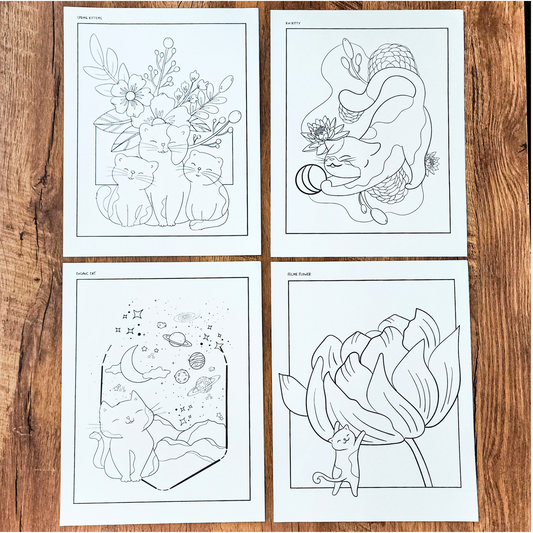 Bambi's Coloring Sheets - Physical Product