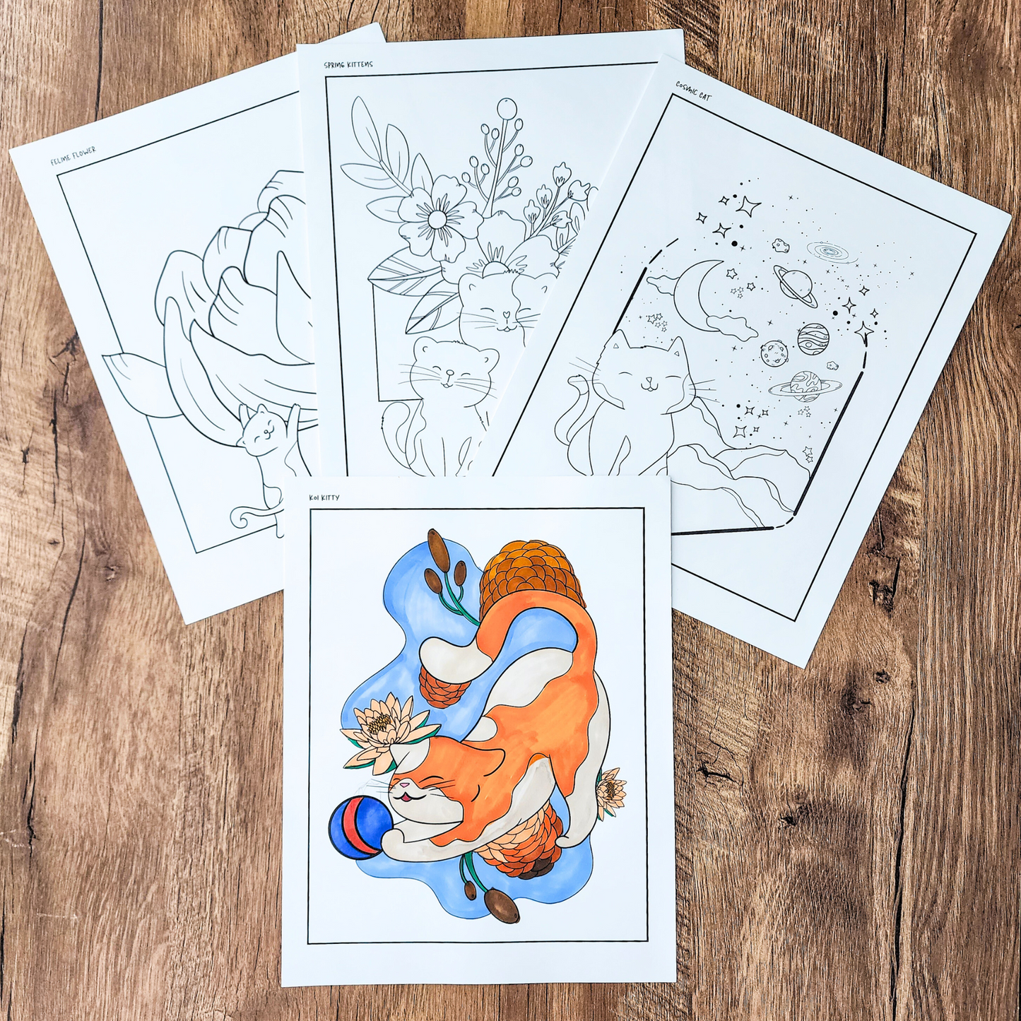 Bambi's Coloring Sheets - Physical Product