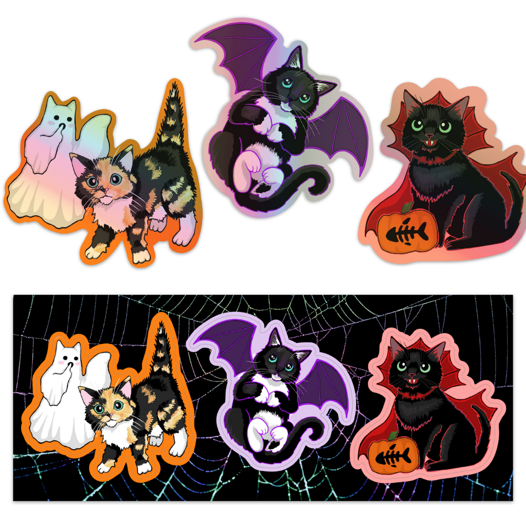 Star Kitten Sticker Set