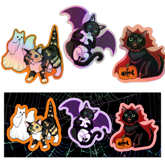 Star Kitten Sticker Set