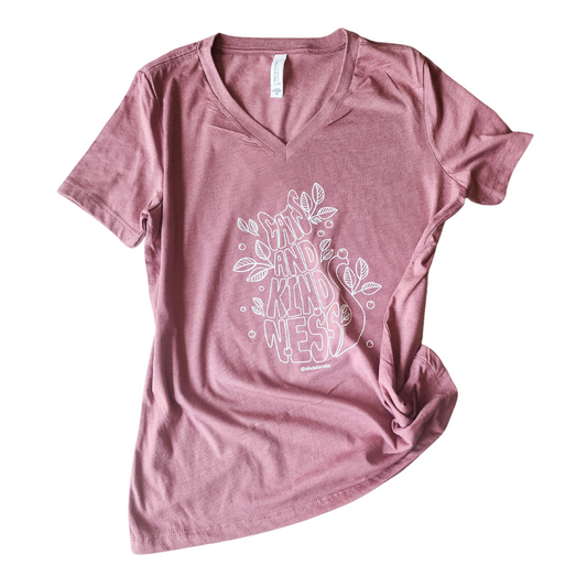 Cats and Kindness Women's V-Neck T-Shirt