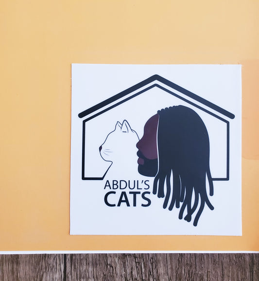 Abdul's Cats Logo Sticker