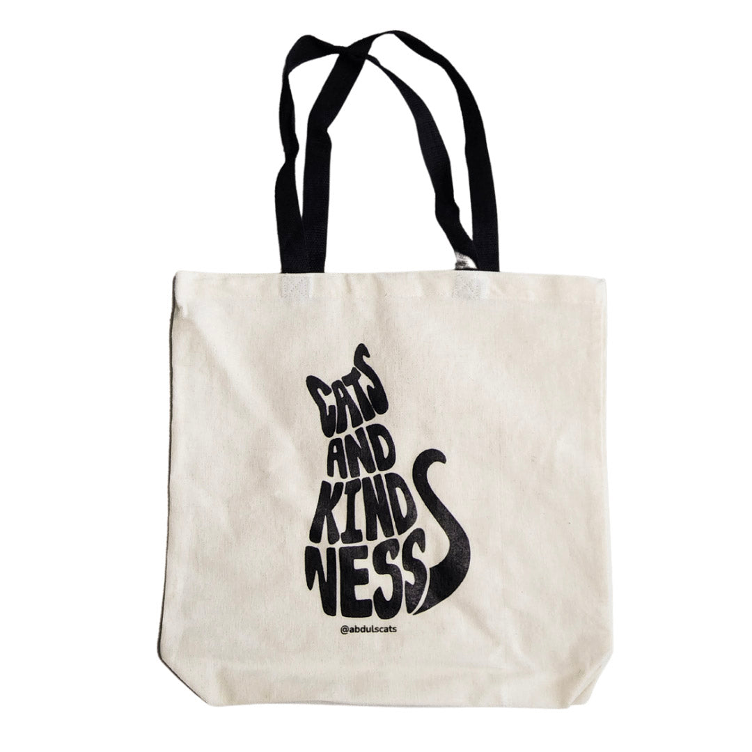 Cats & Kindness Canvas Tote Bag