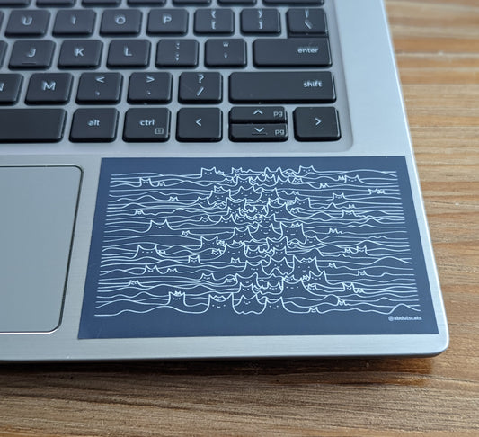 Cat Wave Sticker